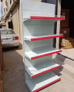 5 Layers Wall Side/Single Sided Supermarket Display Shelves