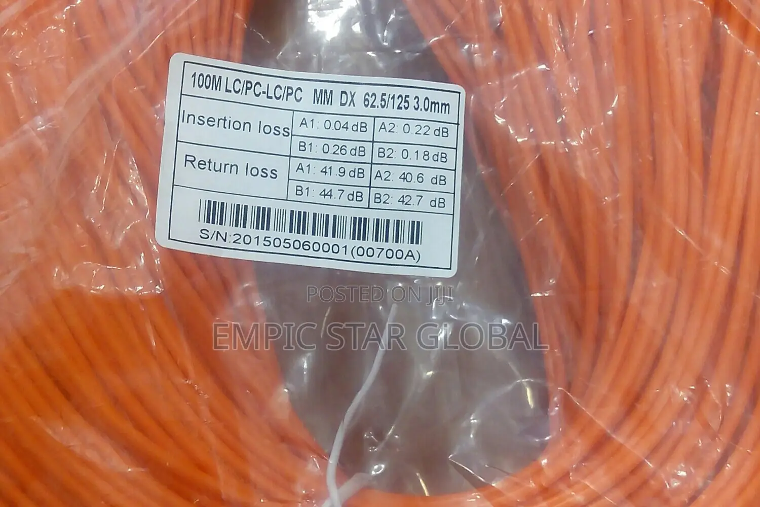 Fiber Optics Patch Cable 100m