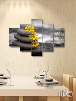 Black Pebbles Canvas Wall Art Cp012