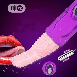 Tongue Vibrator Clitoral Vagina Stimulator Massage Adult Toy