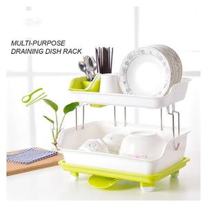 2 Layer Multi Purpose Draining Storage Rack