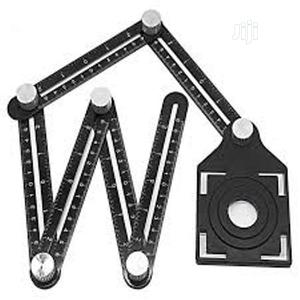 Adjustable Tile Hole Locator 6 Folding Multiple Angle Ruler