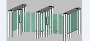 IP Tcp RFID Card Reader Swing Barrier Hiphen Solutions LTD