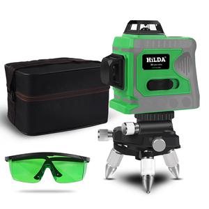 12 Lines 3D Self-Leveling 360 Hor and Vert Green Laser Beam