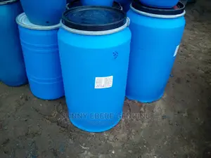Blue Plastic Barrel Bluebarrel Rainwater, Storage Drums, Pla