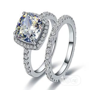Angelina Beautiful Ladies Engagement Silver Ring