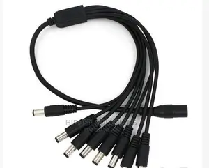 DC 1 Female To 8 Male Power Splitter Cable For CCTV By Hiphen Ssl