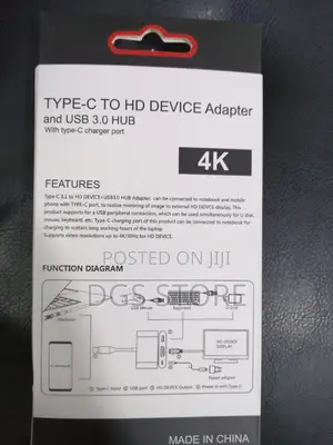 Type C to HD Device Adapter Usb 3.0 