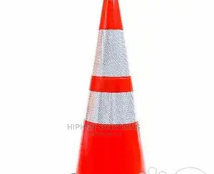 28" Orange Safety Traffic PVC Cones With Two Reflective By Hsl