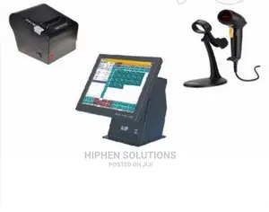 POS Kit E - 15” Touchscreen System + Software + Receipt Printer By Hss