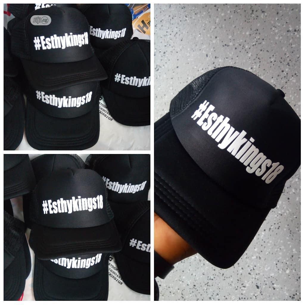 Branded/Customized Face Caps