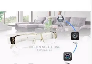 White Eyeglasses Hidden Camera By Hiphen Solutions Sl