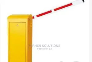 3.5m Yellow Automatic Boom Barrier Car Parking By Hiphen Solutions