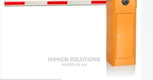 6m Yellow Automatic Boom Barrier Car Parking by Hiphen