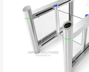 Fast Automatic Turnstiles , RFID Card Swing Barrier Gate By Hssl