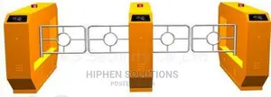 Yellow Swing Barrier Gate With IR Sensor Anti-pinch Bi-direction By Hs