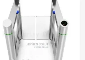 Slim Wing Access Control Barriers Toughened Glass By Hssl