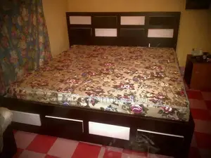 6ft X 6ft Bed Frame (Dark Brown)