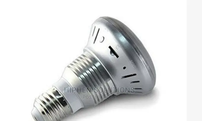 16GB Bulb Light Spy Camera - DVR 720P - HD Remote Controller By Hsl
