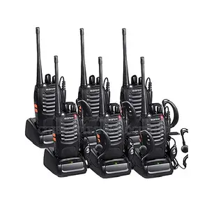 Baofeng Two Way Radio Walkie Talkie With Earpiece-6pcs