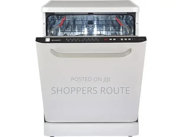 SHARP QW-DX41F47W Full-Size Dishwasher