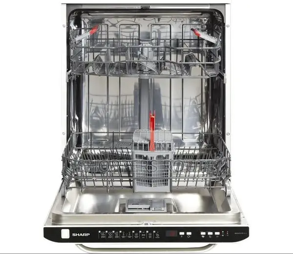 SHARP QW-DX41F47W Full-Size Dishwasher