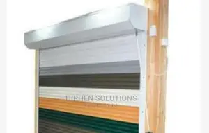 Aluminium Motorized Roll Up Door By Hiphen Sl