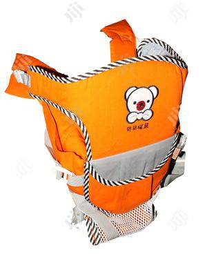 Baby Carrier- Navy Blue, White, Red and Orange