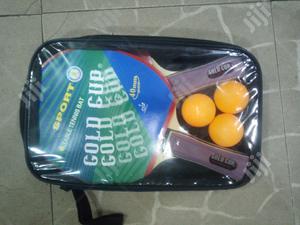 Gold Cup Table Tennis Bat With 3ball