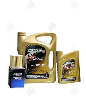 Hardex Gold Fully Synthetic Motor Oil SAE 5W30 + 2gr Oil Fil