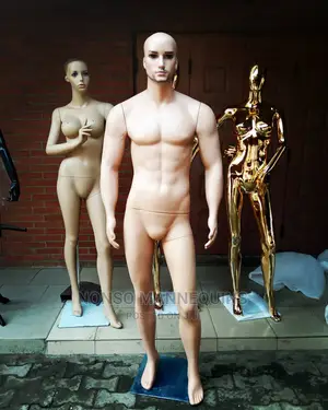 Plastic Male Mannequin With 6 Packs