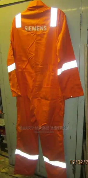 Dickies Coverall Stored Unused Size 42 Reg.Orange.Zip Fastener.