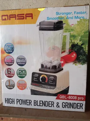 Qasa Blender and Grinder QBT 8008pro 1250watts