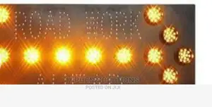 Road Works Guide Sign Solar Traffic Signal By Hip Sol
