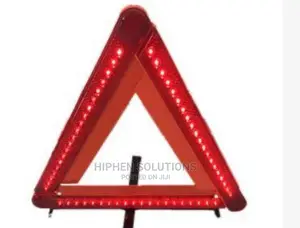 Electronic Triangle Warning Sign By Hs