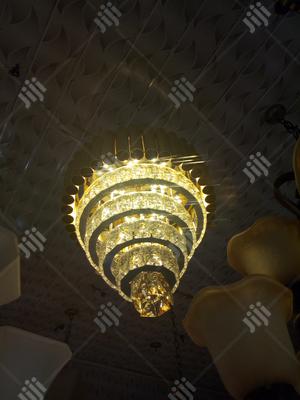 3 Colours Dubai Led Crystal Chandelier