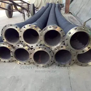 Flexible Large Diameter Black Reinforced Water Pump Rubber