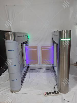 Stainless Steel Double Leaf Swing Barrier Gate Turnstile