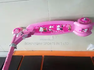 Children Riding Scooter