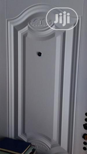 White Steel Door