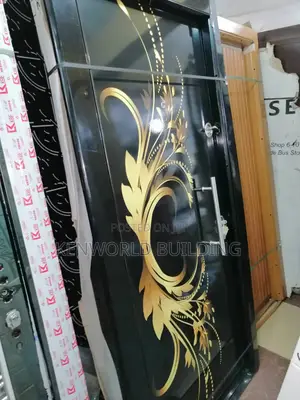 Executive Single Swing Designed Entrance Door.