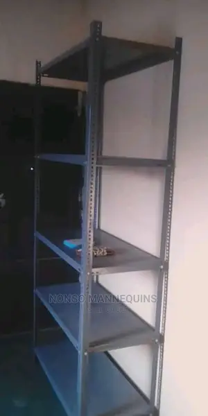Grey Colour Angle Slotted 5 Layers Display Racks