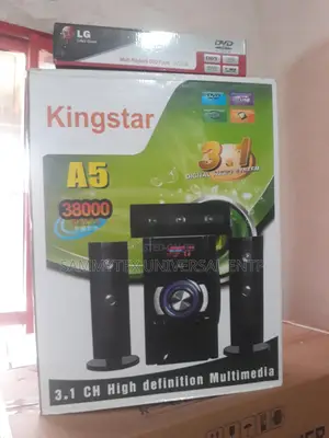 Brand New A5 Home Heatre Sound System With 2years Warranty Sign