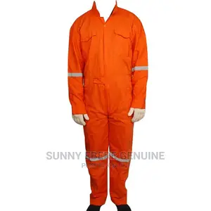 Orange & Grey Contractions Uniform
