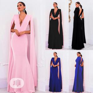 Topnotch Fishtail v-Neck Shawl Dress