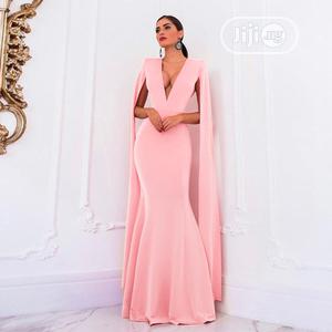 Topnotch Fishtail v-Neck Shawl Dress