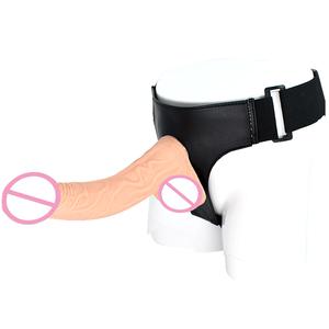 Silicone Black Dildo Pants Strap on Dildo
