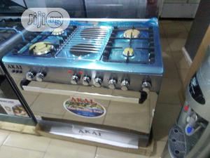AKAI GAS COOKER ( 4gas / 2electric Burner )