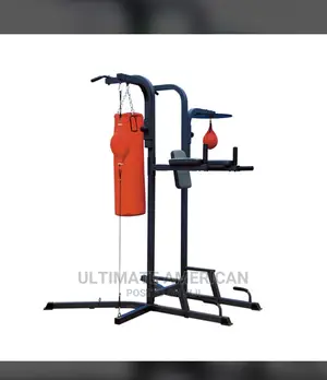 Fitness Power Tower With Speed Ball And Punching Bag