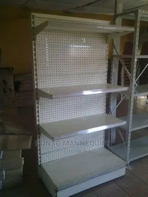 7feets Single Sided Supermarket Shelving Perforated Shelves